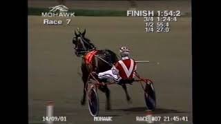 2001 Mohawk Raceway NORTHERN SKY Mike Lachance Harvest Stakes [upl. by Dyanna]