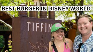 Best Burger in Walt Disney World  Animal Kingdom Tiffins Restaurant [upl. by Caplan]