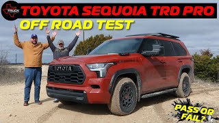 Is The Toyota Sequoia TRD PRO Good Off Road  TTC Hill Test [upl. by Zetrauq]