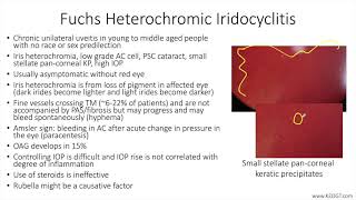 Lecture Fuchs’ Heterochromic Iridocyclitis 1 Slide in 5 Minutes [upl. by Hax]