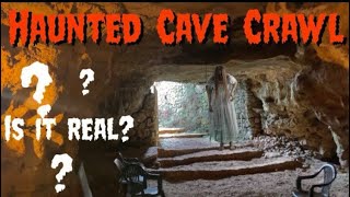 Haunted Cave crawl at Jacobs Cave Missouri [upl. by Eirtemed]