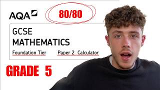 GCSE Maths AQA Foundation Paper 2 in 20 Minutes  How to get a Grade 5 [upl. by Vergil]