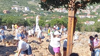 Medjugorje today live from Apparition Hill [upl. by Hellman272]