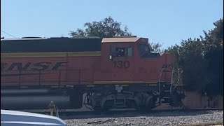 BNSF First Local Train at Sepulveda Blvd Railroad Crossing Feat HarborSubHughley [upl. by Yuma]