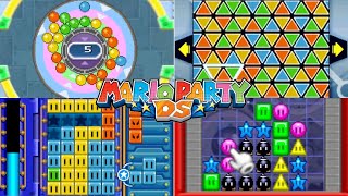 Mario Party DS  All Puzzle Minigames [upl. by Yzzo]