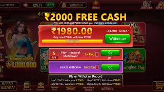 New teen Patti win app Download and earn 2000 [upl. by Ashlen612]