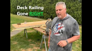 Added a removable deck railing deckreview woodworking backyardprojects diy diyprojects [upl. by Maryrose56]