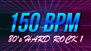 150 BPM  80s Hard Rock  44 Drum Track  Metronome  Drum Beat [upl. by Camellia586]