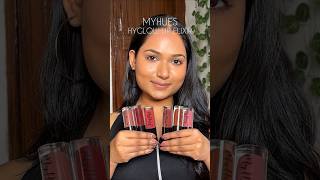 MyHues HyGlow Lip Elixirs  Best Lip Gloss for Indian Skin Tone This Winter LipGloss Lipstick [upl. by Zulch25]