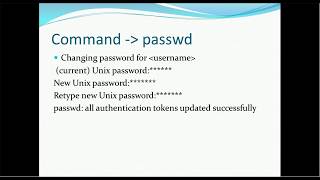 03 Unix Tutorial  Unix Basic Commands  passwd users ls and many more 2 [upl. by Arv458]