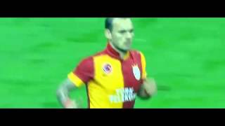 Wesley Sneijder Amazing Goal  Galatasaray Real Madrid  HD [upl. by Odnumyar]