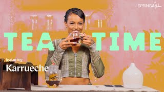 Karrueche Creates Her Own Blend Spills the Tea on Her Future Projects and More  Tea Time [upl. by Benzel]