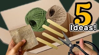 DIY ♻️ 5 Genius ideas from Cardboard Rolls that you havent seen yet I make many and sell them all [upl. by Ainej]