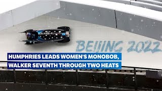 Womens Monobob  Heats 1 amp 2  Bobsleigh Beijing 2022  Highlights [upl. by Obola]