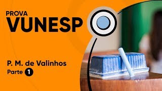 PROVA VUNESP 2019  Professor  Prefeitura de Valinhos [upl. by Dreyer470]