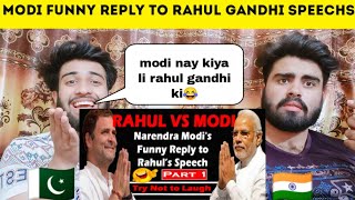 Narendra Modi vs Rahul Gandhi Try not to laugh funny moments Reaction ByPakistani Bros Reacts [upl. by Seamus]