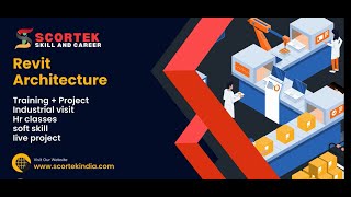 Revit Architecture Full Course By Scortek India Full Course With Projects Best Institute In Up [upl. by Anerahs514]