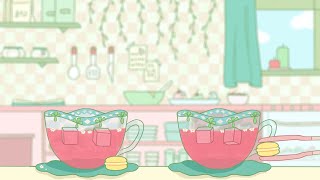 A cozy tea making animation  asmr ☕️🌼 [upl. by Nolan]