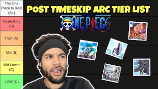 ONE PIECE POSTTIMESKIP ARCS RANKED Tier List [upl. by Lyrehc]