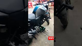 engine oil and oil filter change  fast 500 km  Yamaha fzs fi v2 2024  স্বজন [upl. by Locklin]