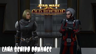 SWTOR Lana Beniko Romance Female Jedi Consular [upl. by Ynalem187]