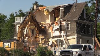 House Demolition 6 Arlington Road [upl. by Nyvrem]