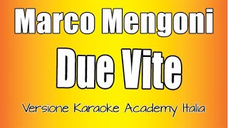 Marco Mengoni  Due Vite Versione Karaoke Academy Italia Sanremo 2023 [upl. by Shaner]