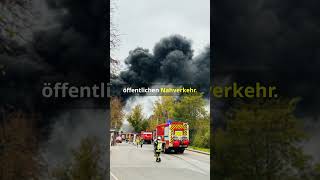 Großbrand in Leverkusen Schadstoffe freigesetzt shorts facts news trending [upl. by Arymat]