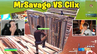 MrSavage VS Clix 1v1 Buildfights [upl. by Eppesuig488]