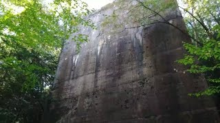 The Hays Creek branch of the Lehigh Valley railroad 2 Sandy Run bridge remains [upl. by Esorylime569]