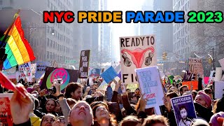 🌈 NYC Pride Parade 2023  New York City Pride March 4k hdr [upl. by Apfelstadt]