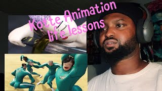 Kotte Animation Reaction part 3  Squid Game Pro Samurai and more [upl. by Arvie]