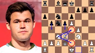 Gukesh D breaks Magnus Carlsens French Defense in 29 moves [upl. by Litt741]