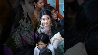 Isha Malviya seeks divine blessings at Lalbaug Cha Raja embracing the spirit of faith and hope 🌸✨ [upl. by Nimsay]