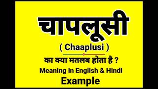 चापलूसी को इंग्लिश में क्या बोलते हैं  Chaploosi meaning in English  Daily Use English Words [upl. by Eugenia671]