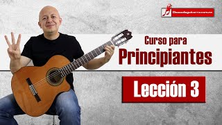 Curso de guitarra para principiantes Lección 3 RITMOS y RASGUEOS [upl. by Anaira]