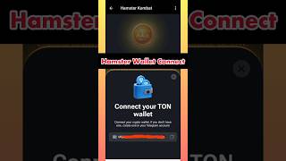 Hamster kombat Wallet Connect Easy✅  Hamster kombat wallet shorts ytshorts hamsterkombat crypto [upl. by Aikkan]