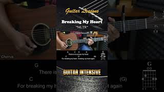 Breaking My Heart  MLTR  EASY Guitar Tutorial  Guitar Lessons chordgitar guitarchords [upl. by Emeline]