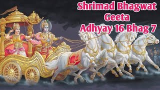 Shrimad Bhagwat Geeta Adhyay 16BhagwatGeeta KathaBhagwatGeeta SaarBhagwatGeeta ShlokGeetaKatha [upl. by Alehc]