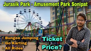 Jurassic park amusement park sonipat  jurassic park sonipat haryana ticket price 2023  all rides [upl. by Ennahtur]