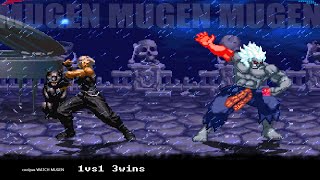 God Adel vs Oni  MUGEN 1vs1 [upl. by Etsirhc]