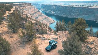 Camping on the Edge Deschutes River Cliffside Adventure at Cove Palisades State Park  Nov 24 [upl. by Angle]