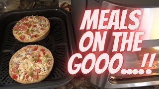 Ninja Combi Frozen Pizza  Red Baron Deep Dish Pizza In The Air Fryer [upl. by Adnwahsal]