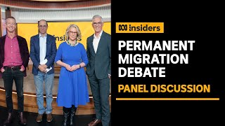 Insiders panel discuss the debate over migration numbers  Insiders  ABC News [upl. by Sibylle]