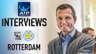 Richard Krajicek Relives Rotterdam Memories [upl. by Airbmak]