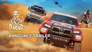 Dakar Desert Rally  Announce Trailer [upl. by Oirtemed]