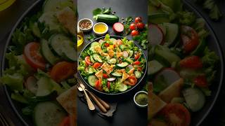 Simple Mediterranean Diet Salad Recipe  Fattoush Salad Recipe [upl. by Caren]