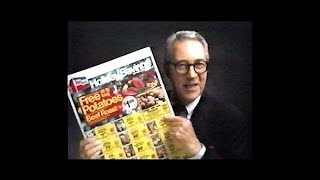 Pathmark Holiday Commercial James Karen WNBC News Update and Tease 1985 [upl. by Noreh]