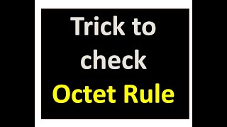 MDCAT67  Trick to find octet rule in seconds  Duet rule  Extended octet rule  Lone pairs [upl. by Ameen]