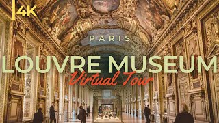 Louvre Museum 4K  Tour inside Louvre Museum Paris [upl. by Keli]